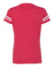 LAT - Women's Football V-Neck Fine Jersey Tee - 3537