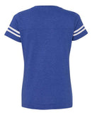 LAT - Women's Football V-Neck Fine Jersey Tee - 3537