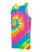 Dyenomite - Multi-Color Spiral Unisex Tank Top - 420MS