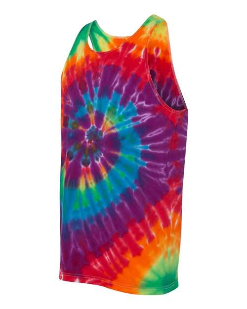 Dyenomite - Multi-Color Spiral Unisex Tank Top - 420MS