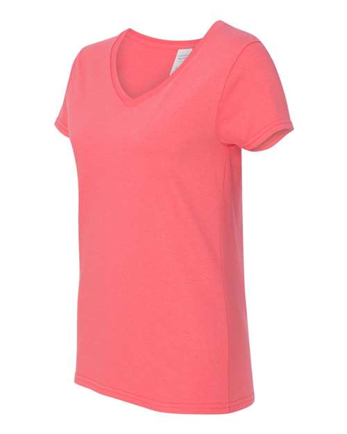 Gildan - Heavy Cotton™ Women’s V-Neck T-Shirt - 5V00L