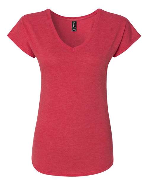 Anvil - Women’s Triblend V-Neck T-Shirt - 6750VL