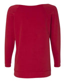 Next Level - Women's Terry Raw Edge Three-Quarter Sleeve Raglan - 6951