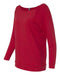 Next Level - Women's Terry Raw Edge Three-Quarter Sleeve Raglan - 6951