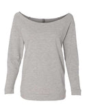 Next Level - Women's Terry Raw Edge Three-Quarter Sleeve Raglan - 6951