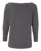 Next Level - Women's Terry Raw Edge Three-Quarter Sleeve Raglan - 6951