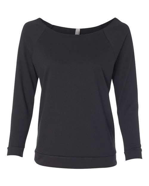 Next Level - Women's Terry Raw Edge Three-Quarter Sleeve Raglan - 6951