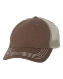 Mega Cap - Washed Twill Trucker Cap - 6894