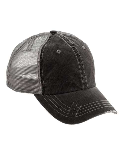 Mega Cap - Herringbone Trucker Cap - 6990