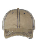 Mega Cap - Herringbone Trucker Cap - 6990