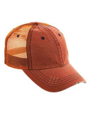 Mega Cap - Herringbone Trucker Cap - 6990