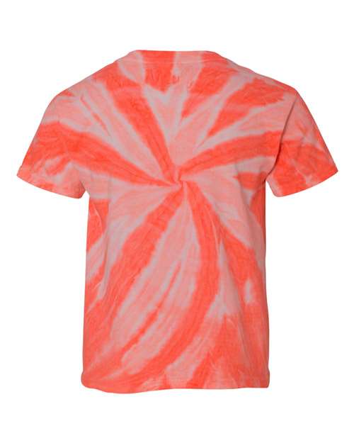 Dyenomite - Youth Tone-on-Tone Pinwheel Short Sleeve T-Shirt - 20BTT