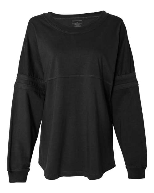 Boxercraft - Women's Jersey Pom Pom Long Sleeve T-Shirt - T14