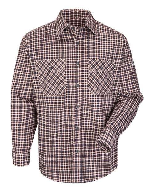 Bulwark - Plaid Long Sleeve Uniform Shirt - SLD6