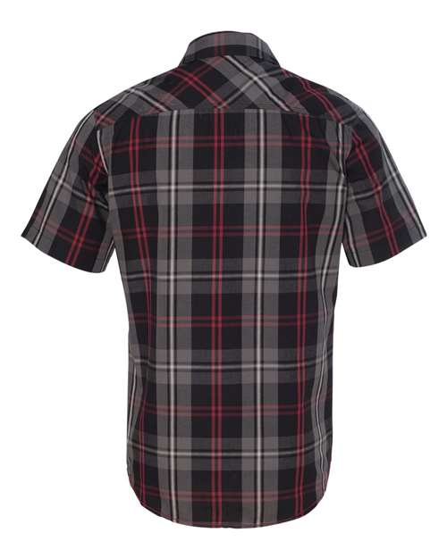 Burnside - Short Sleeve Plaid Shirt - 9202