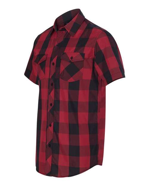 Burnside - Buffalo Plaid Short Sleeve Shirt - 9203