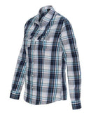 Burnside - Women's Long Sleeve Plaid Shirt - 5222