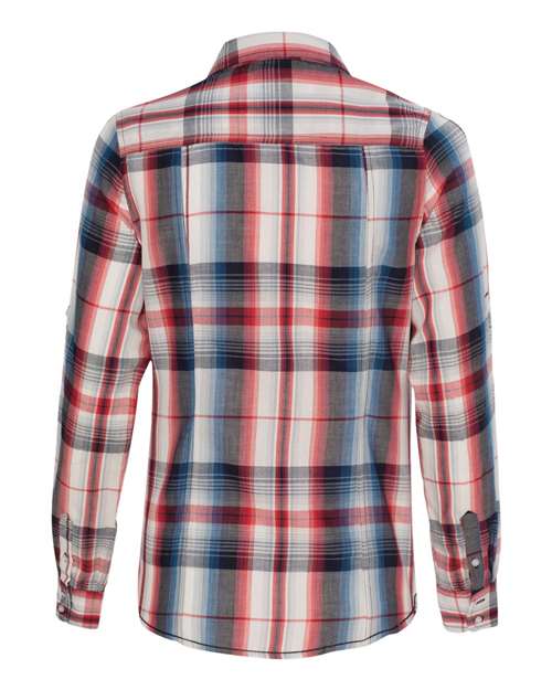 Burnside - Women's Long Sleeve Plaid Shirt - 5222