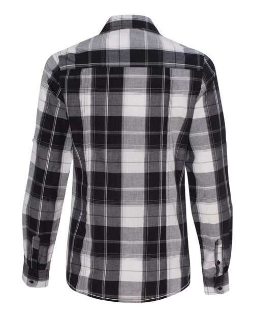 Burnside - Women's Long Sleeve Plaid Shirt - 5222