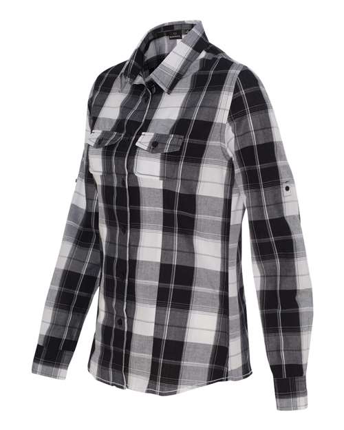 Burnside - Women's Long Sleeve Plaid Shirt - 5222