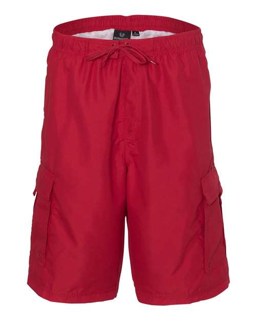 Burnside - Striped Swim Trunks - 9401