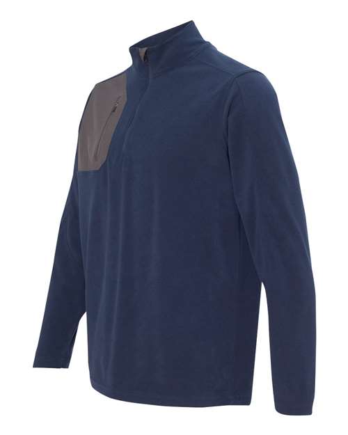 DRI DUCK - Interval DDX Quarter-Zip Nano Fleece Nylon Pullover - 7345