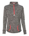 J. America - Women's Cosmic Fleece Quarter-Zip Pullover - 8617