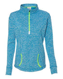 J. America - Women's Cosmic Fleece Quarter-Zip Pullover - 8617