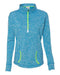 J. America - Women's Cosmic Fleece Quarter-Zip Pullover - 8617