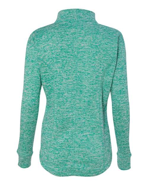 J. America - Women's Cosmic Fleece Quarter-Zip Pullover - 8617