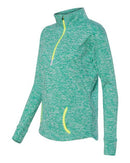 J. America - Women's Cosmic Fleece Quarter-Zip Pullover - 8617