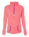 J. America - Women's Cosmic Fleece Quarter-Zip Pullover - 8617