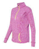 J. America - Women's Cosmic Fleece Quarter-Zip Pullover - 8617