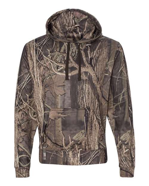 J. America - Camo Full-Zip Hooded Sweatshirt - 8615