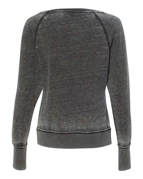 J. America - Women’s Zen Fleece Raglan Sweatshirt - 8927