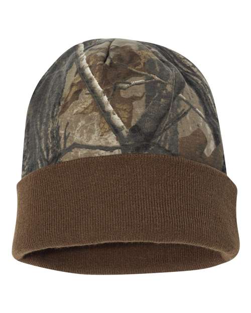 Kati - 12" Camo Knit Beanie - LCB12