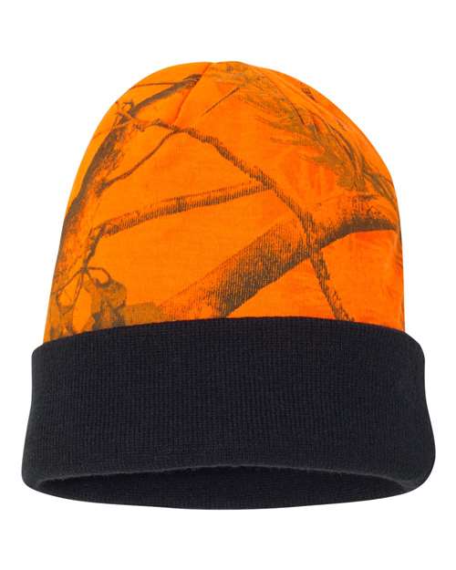 Kati - 12" Camo Knit Beanie - LCB12