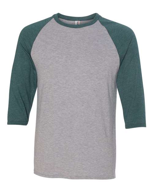 Anvil - Triblend Raglan Three-Quarter Sleeve T-Shirt - 6755