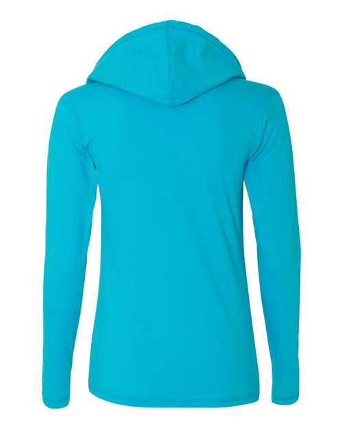 Anvil - Women’s Lightweight Hooded Long Sleeve T-Shirt - 887L