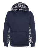 Badger - Youth Digital Camo Colorblock Performance Fleece Hooded Sweatshirt - 2464