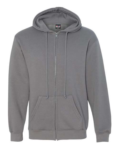 Bayside - USA-Made Full-Zip Hooded Sweatshirt - 900