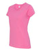 LAT - Women's V-Neck Fine Jersey Tee - 3507 (More Color)