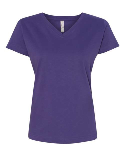 LAT - Women's V-Neck Premium Jersey Tee - 3587 (More Color)