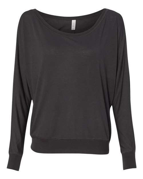 BELLA + CANVAS - Women’s Flowy Off Shoulder Long Sleeve Tee - 8850