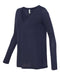 BELLA + CANVAS - Women's Flowy Long Sleeve V-Neck Tee - 8855