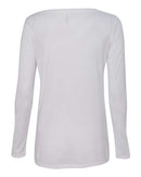 BELLA + CANVAS - Women's Flowy Long Sleeve V-Neck Tee - 8855