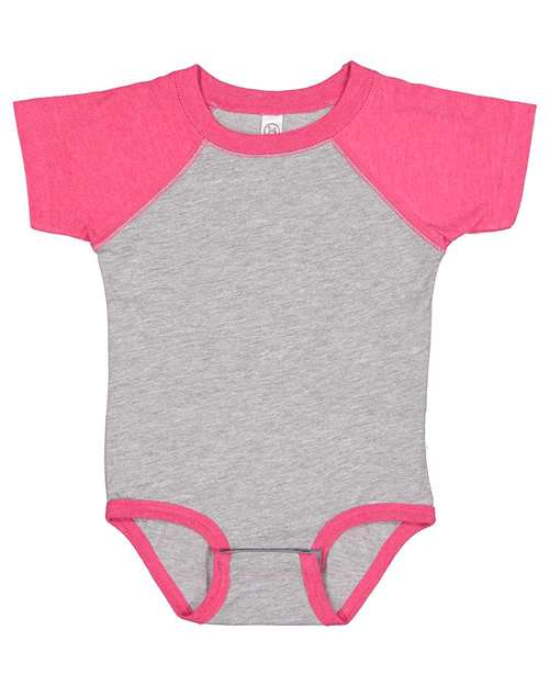 Rabbit Skins - Infant Baseball Fine Jersey Bodysuit - 4430