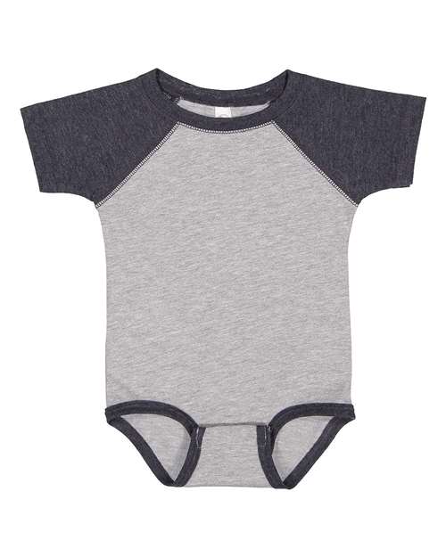 Rabbit Skins - Infant Baseball Fine Jersey Bodysuit - 4430