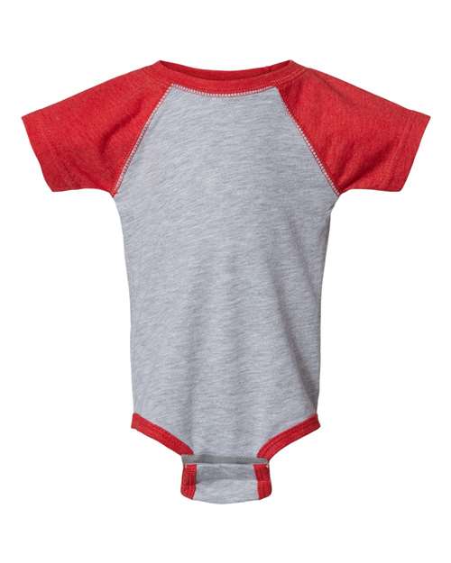 Rabbit Skins - Infant Baseball Fine Jersey Bodysuit - 4430