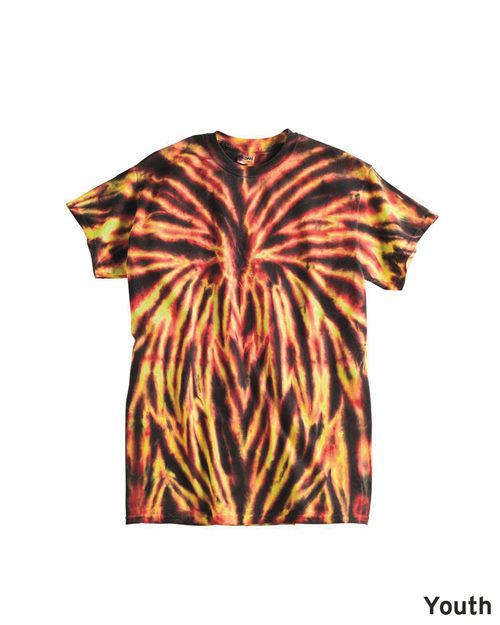 Dyenomite - Youth Spider Tie Dye T-Shirt - 20BSP